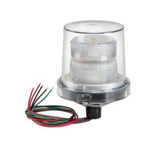 Federal Signal BPL26L-A Strobe Light, Battery-Powered 12VDC, Amber